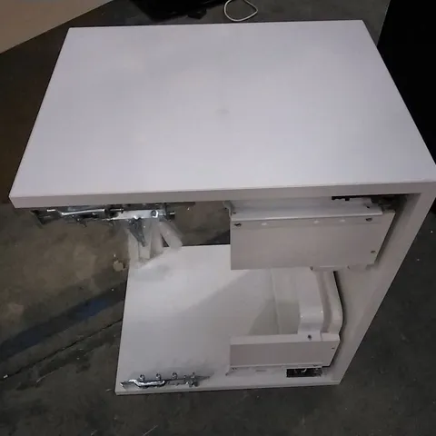 BOXED WALL HUNG SINGLE DRAWER CARCASS GLOSS WHITE