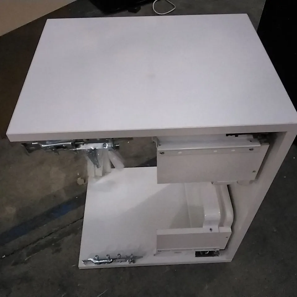 BOXED WALL HUNG SINGLE DRAWER CARCASS GLOSS WHITE 