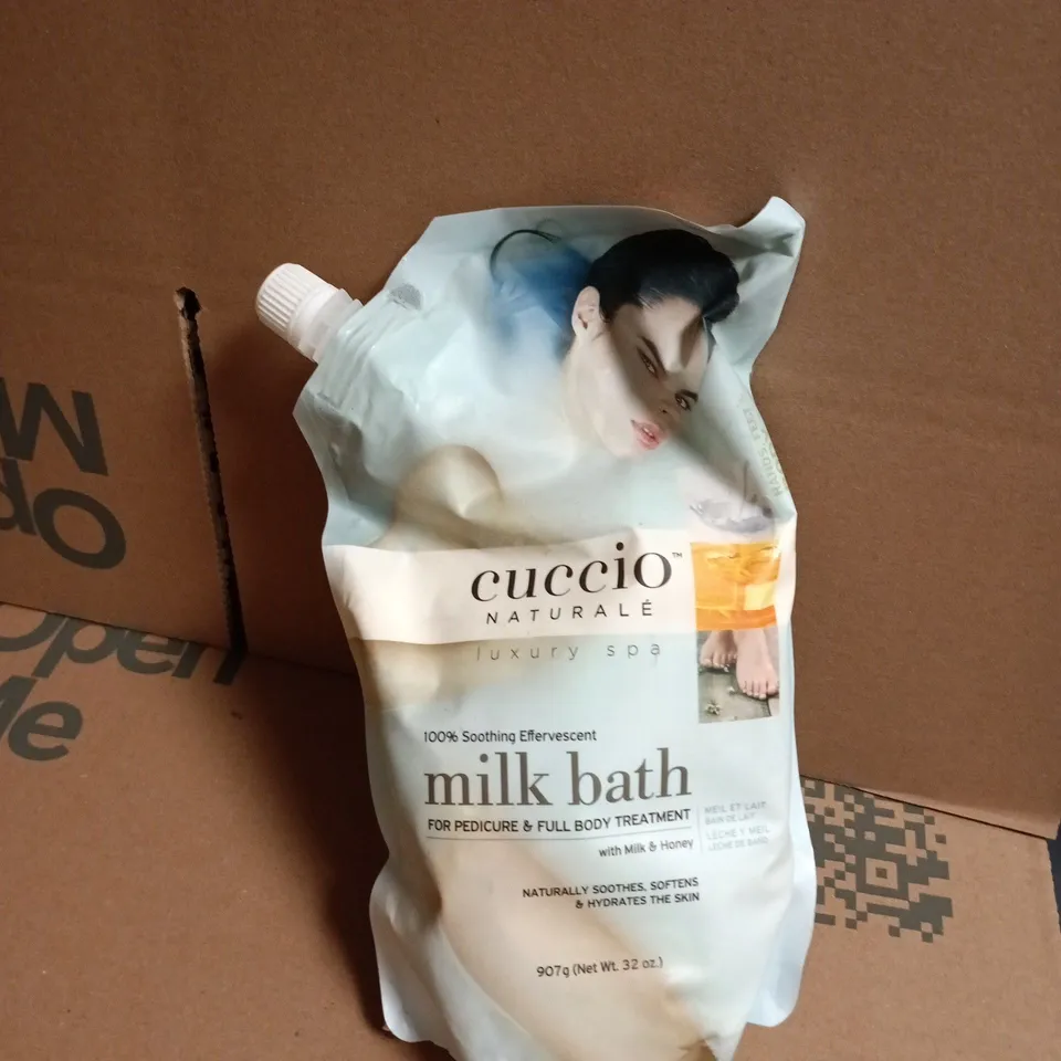 CUCCIO NATURALE MILK BATH – LUXURY SPA 907G (PEDICURE & FULL BODY TREATMENT)
