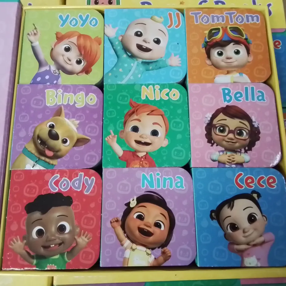 LOT OF 10 COCOMELON JJ & FRIENDS BOX OF BOOKS
