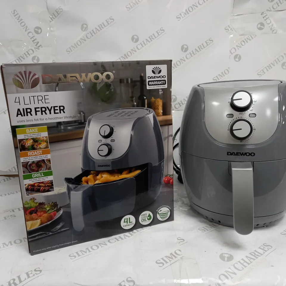BOXED DAEWOO 4 LITRE AIR FRYER
