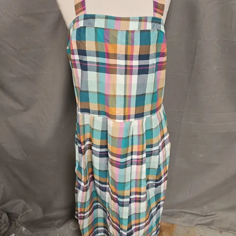 SEASALT CORNWALL ALABASTER YARD DYE DRESS IN FLORABUNDA BIRD EGG SIZE 16