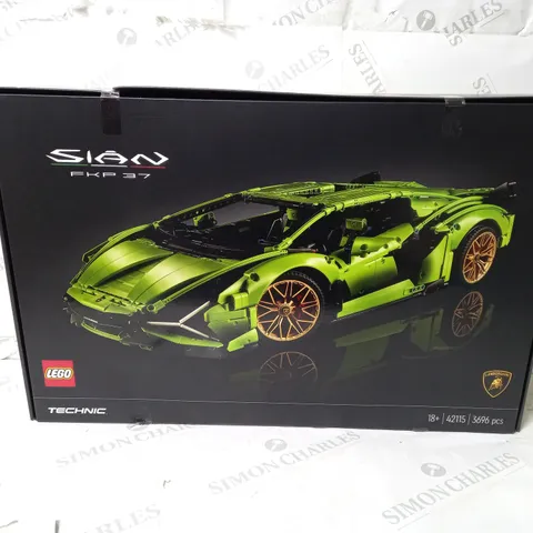 BOXED LEGO TECHNIC 42115 LAMBORGHINI SIAN FKP 37