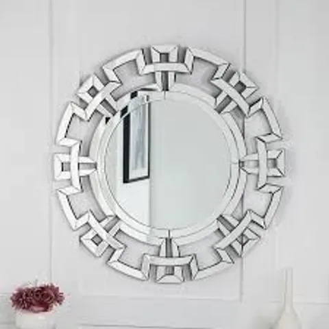 BOXED 80CM DECORATIVE WALL MIRROR (1 BOX)