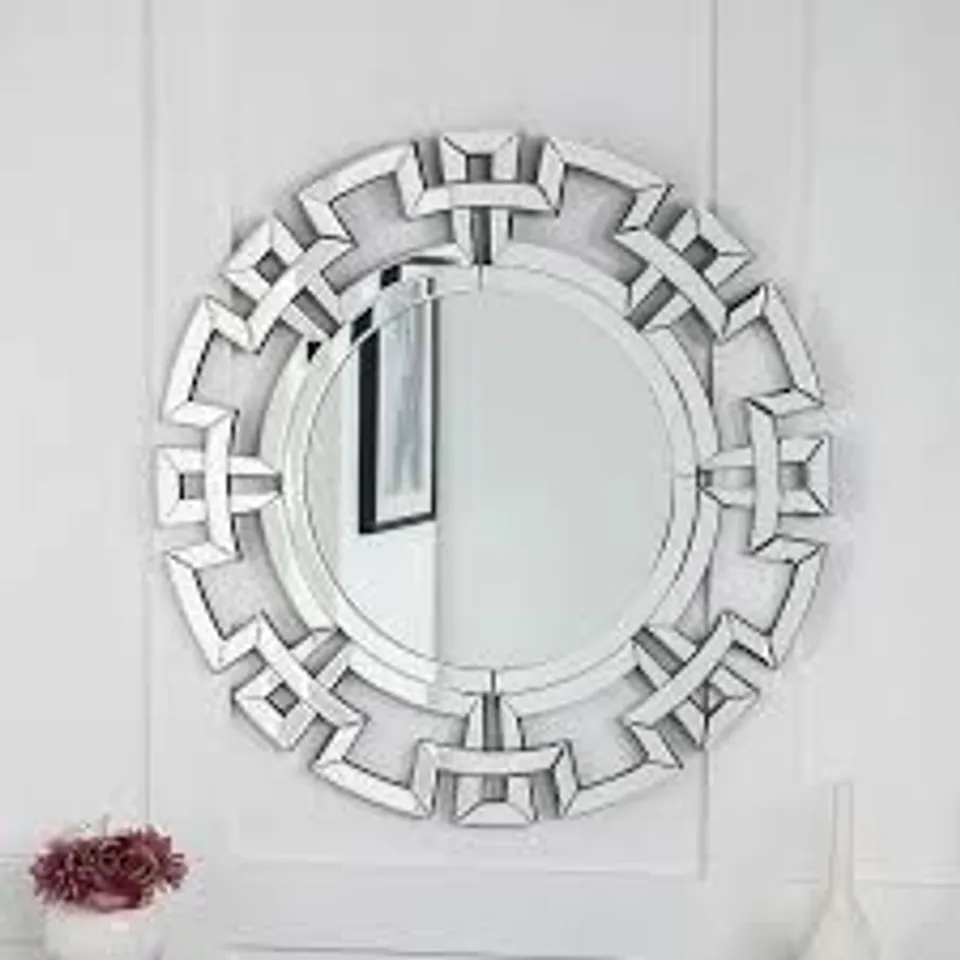 BOXED 80CM DECORATIVE WALL MIRROR (1 BOX)