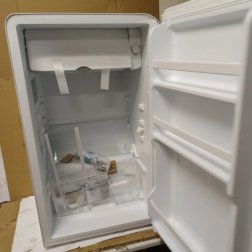 COMFEE' RETRO UNDER COUNTER FRIDGE, 93L WITH CHILLER BOX, WHITE - RCD93WH1RT(E) (COLLECTION ONLY)