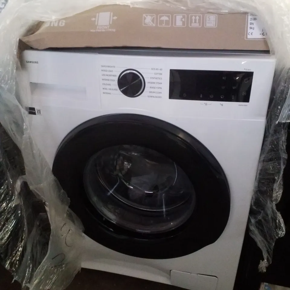 SAMSUNG SERIES 5 AI ENERGY WW90CGC04DAEEU 9KG LOAD, 1400 SPIN ECOBUBBLE WASHING MACHINE WITH SMARTTHINGS - WHITE