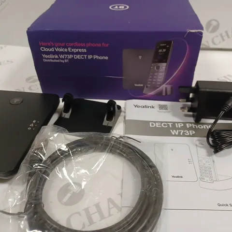 BOXED YEALINK W73P DECT IP PHONE ACCESSORIES
