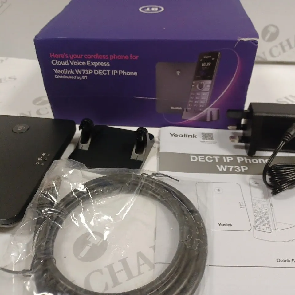 BOXED YEALINK W73P DECT IP PHONE ACCESSORIES