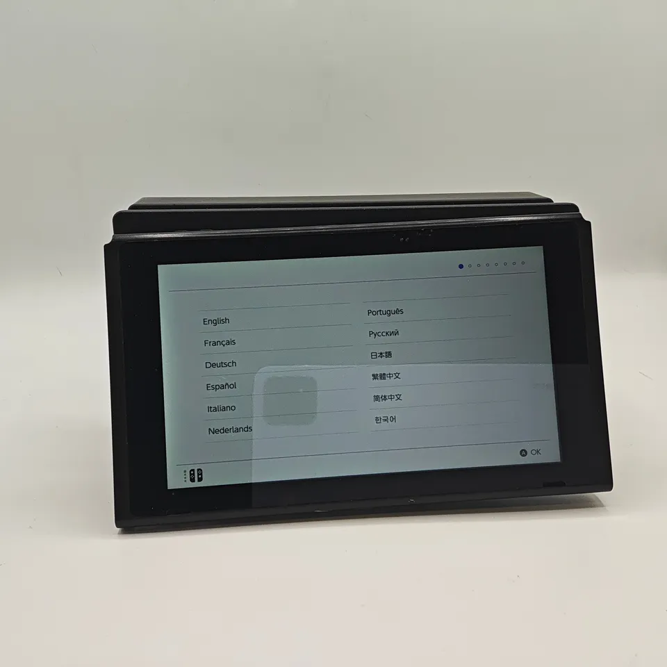 UNBOXED NINTENDO SWITCH CONSOLE WITH DOCK - HAC-001