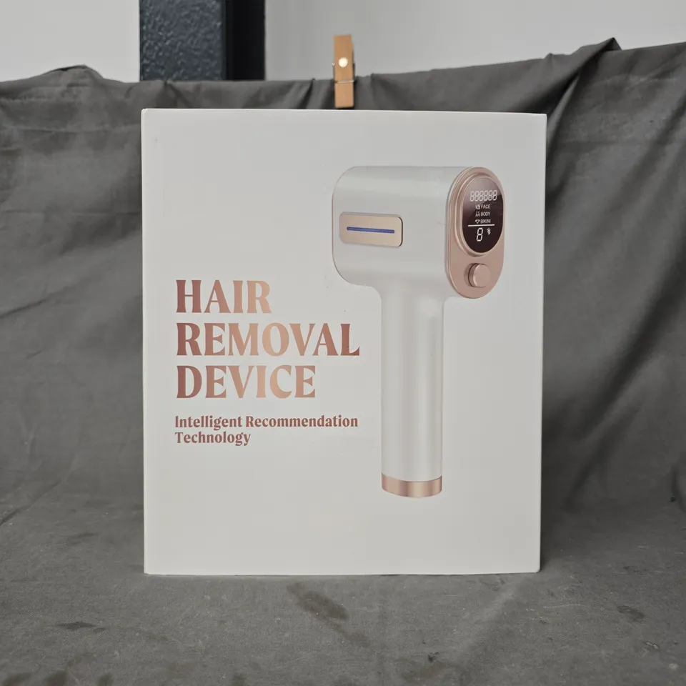 BOXED UNBRANDED HAIR REMOVAL DEVICE