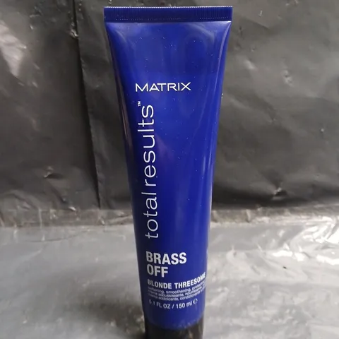 APPROXIMATELY 10 MATRIX TOTAL RESULTS BRASS OFF BLONDE THREESOME CREAMS (150ML) - COLLECTION ONLY 