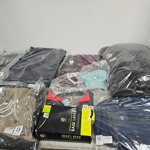 APPROXIMATELY 19 ASSORTED BRAND NEW REGATTA CLOTHING ITEMS IN VARIOUS SIZES, STYLES & COLOURS