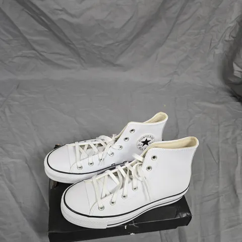 CONVERSE CHUCK TAYLOR ALL STAR HIGH-TOP SNEAKERS – WHITE, UK5 (US7, EU37.5)