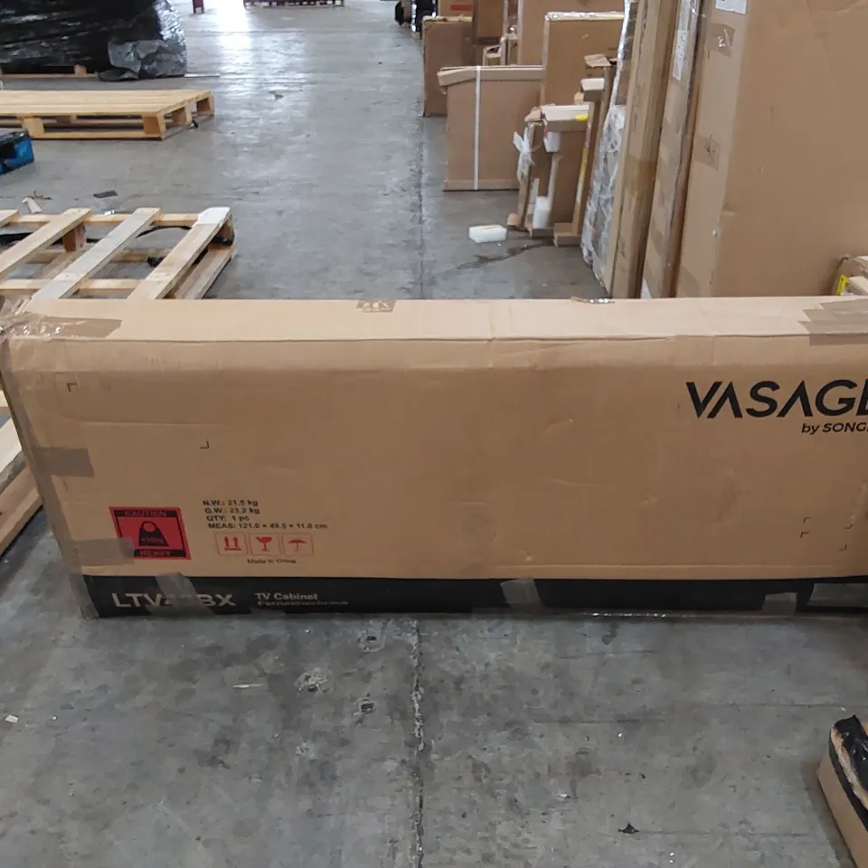 BOXED VASAGLE LTV43BX TV CABINET (1 BOX)