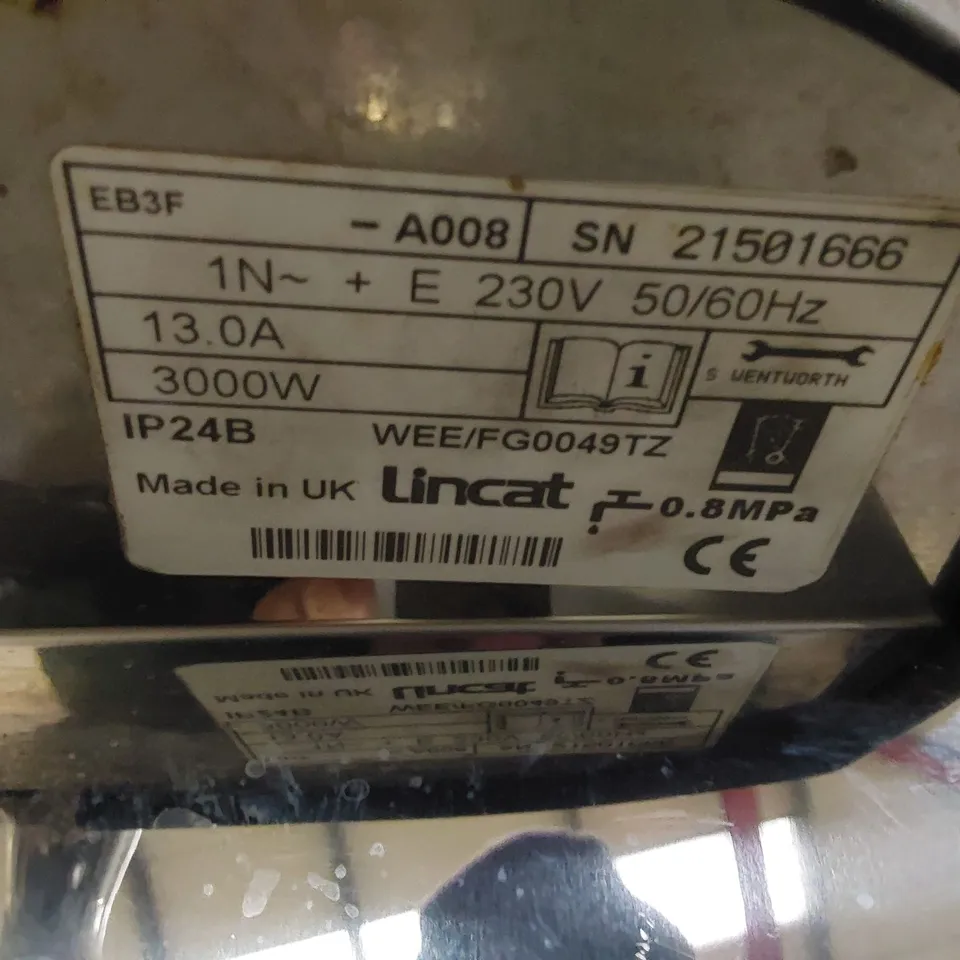 LINCAT ELECTRIC WATER HEATER EB3F
