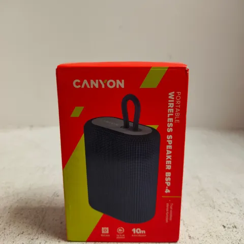 CANYON PORTABLE WIRELESS SPEAKER BP-4
