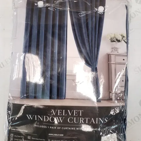 STOCKHOLM HEAVY CRUSHED VELVET EYELET SHEER CURTAINS (SET OF 2)