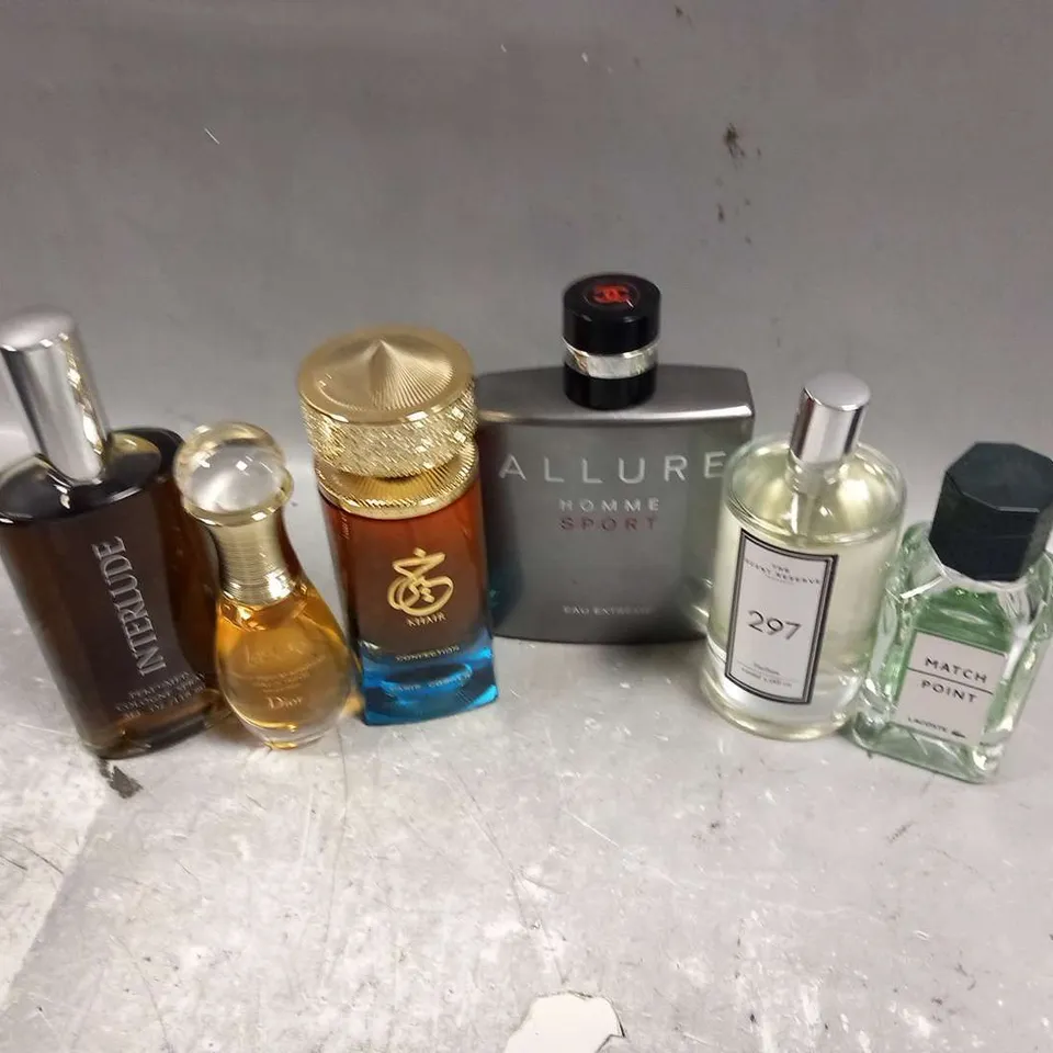 APPROXIMATELY 20 ASSORTED UNBOXED FRAGRANCES TO INCLUDE; CHANEL, DIOR, LACOSTE AND KHAIR