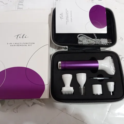 BOXED TILI 5-IN-1 MULTI-FUNCTION HAIR REMOVAL KIT