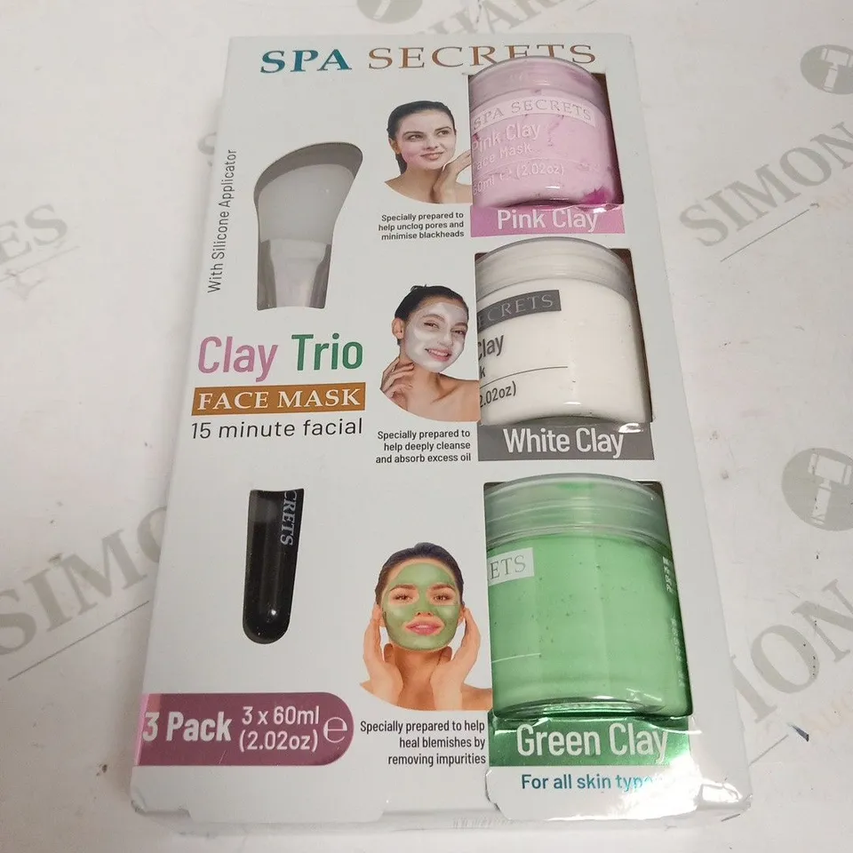 SPA SECRETS CLAY TRIO FACE MASK