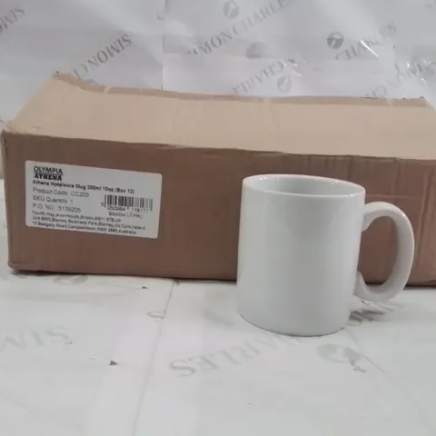BOXED ANTHENA HOTELWARE MUGS APPROXIMATELY 12