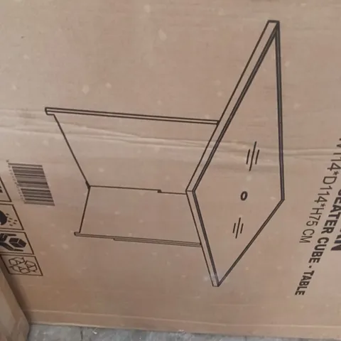 NEVADA BROWN 4 SEATER CUBE - TABLE