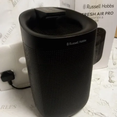 RUSSELL HOBBS RHDH1101B OZONE FREE 1L 2 IN 1 BLACK DEHUMIDIFIER/AIR PURIFIER