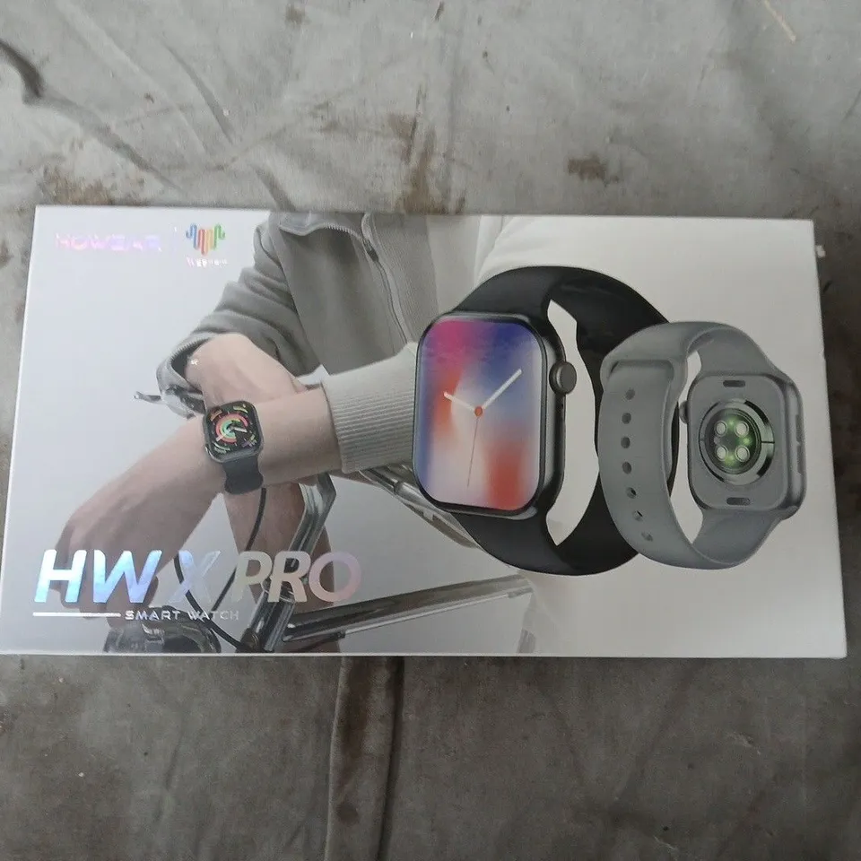 HW X PRO SMART WATCH – BLACK BAND (BOXED)