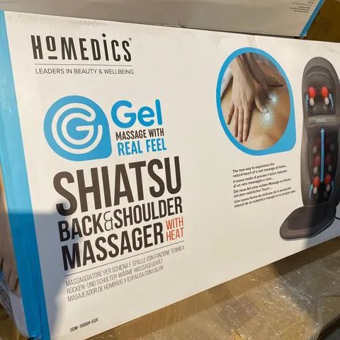 BOXED HOMEDICS SHIATSU BACK & SHOULDER MASSAGER SGM-1600H-EUX