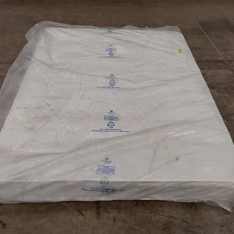 QUALITY BAGGED 5' KING AFIA SERENITY EGYPTIAN QUALITY COTTON COIL SPRING AND HAND TUFFED MATTRESS 