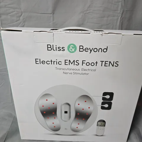 BLISS & BEYOND ELECTRIC EMS FOOT TENS – TRANSCUTANEOUS ELECTRICAL NERVE STIMULATOR