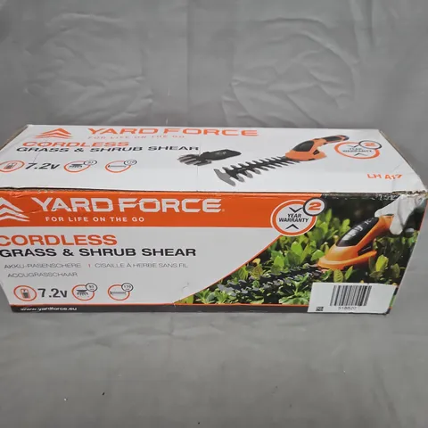 YARD FORCE 7.2V GRASS & HEDGE SHEAR