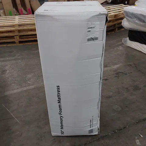 BOXED 10" MEMORY FOAM 4FT SMALL DOUBLE MATTRESS