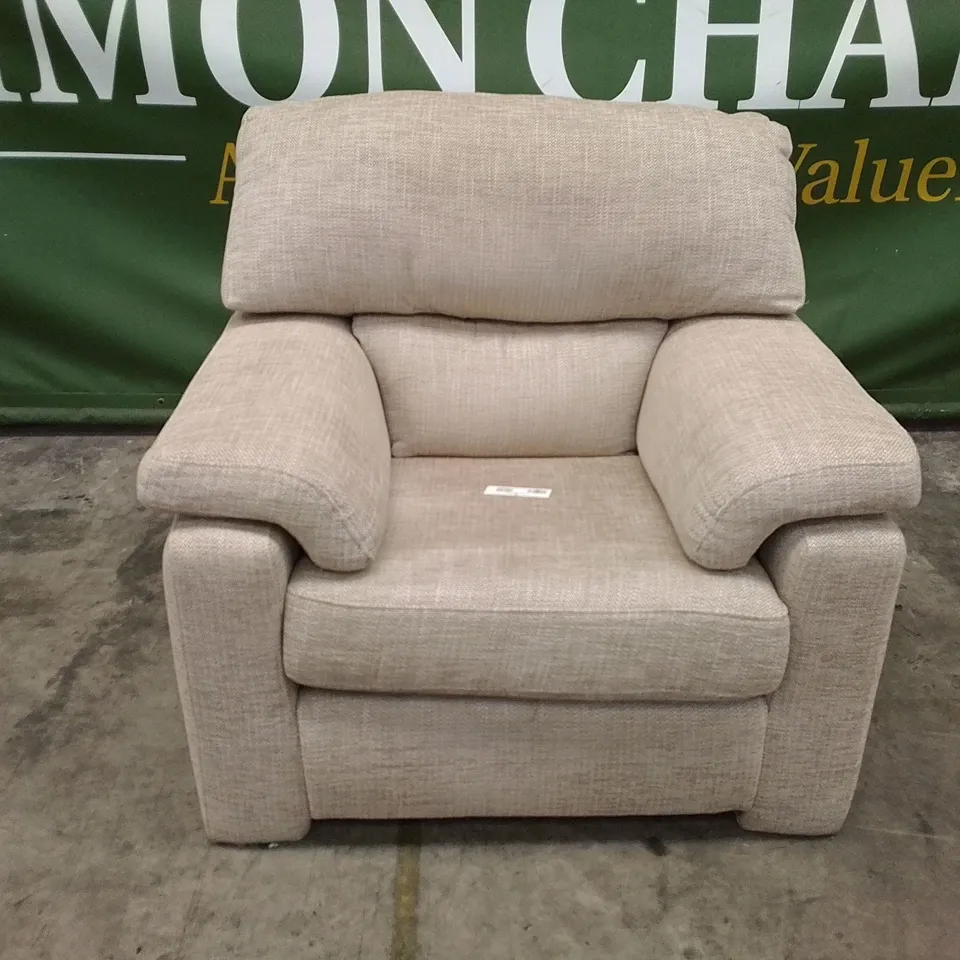 LARGE ARMCHAIR - CREAM FABRIC