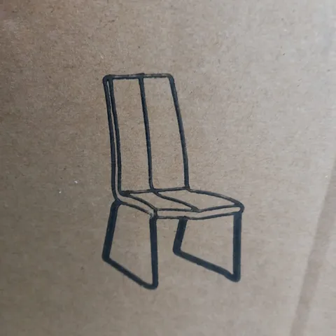 BOXED HAZEL WOOD HOME EVOQUE DINING CHAIRS IN GRAY