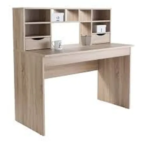 BOXED ALPHASON ALBION AW2120 DESK - LIGHT OAK (1 BOX)