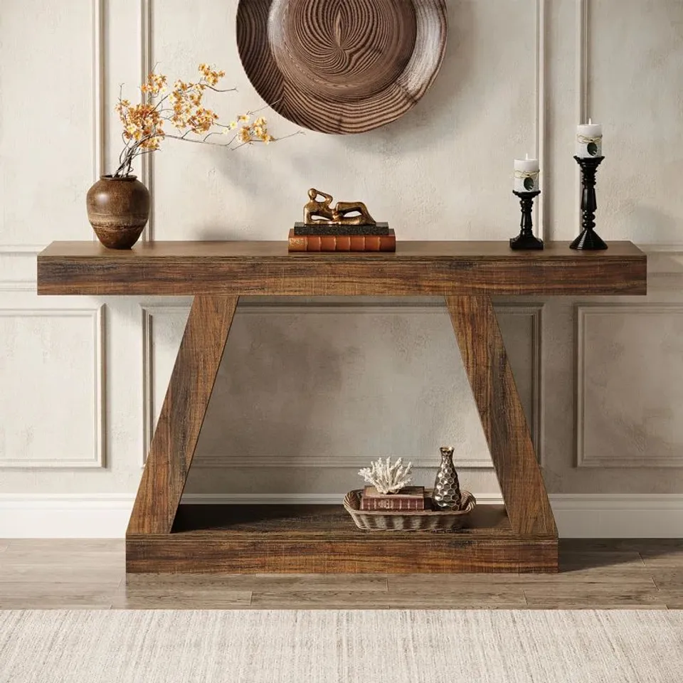 BOXED 140CM CONSOLE TABLE