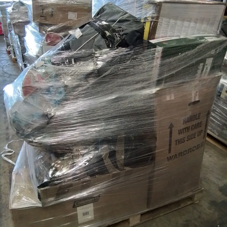 PALLET OF APPROXIMATELY 14 UNPROCESSED RAW RETURN HOUSEHOLD AND ELECTRICAL GOODS TO INCLUDE;