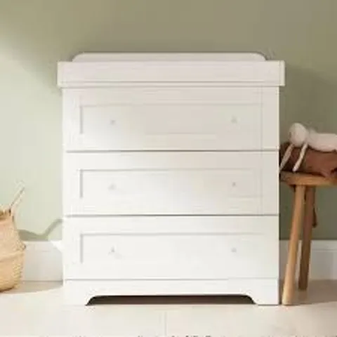 BOXED TUTTI BAMBINI RIO CHEST CHANGER - WHITE (2 BOXES)