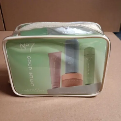 NO7 ULTIMATE SKINCARE ICONS GIFT SET – COSMETIC BAG