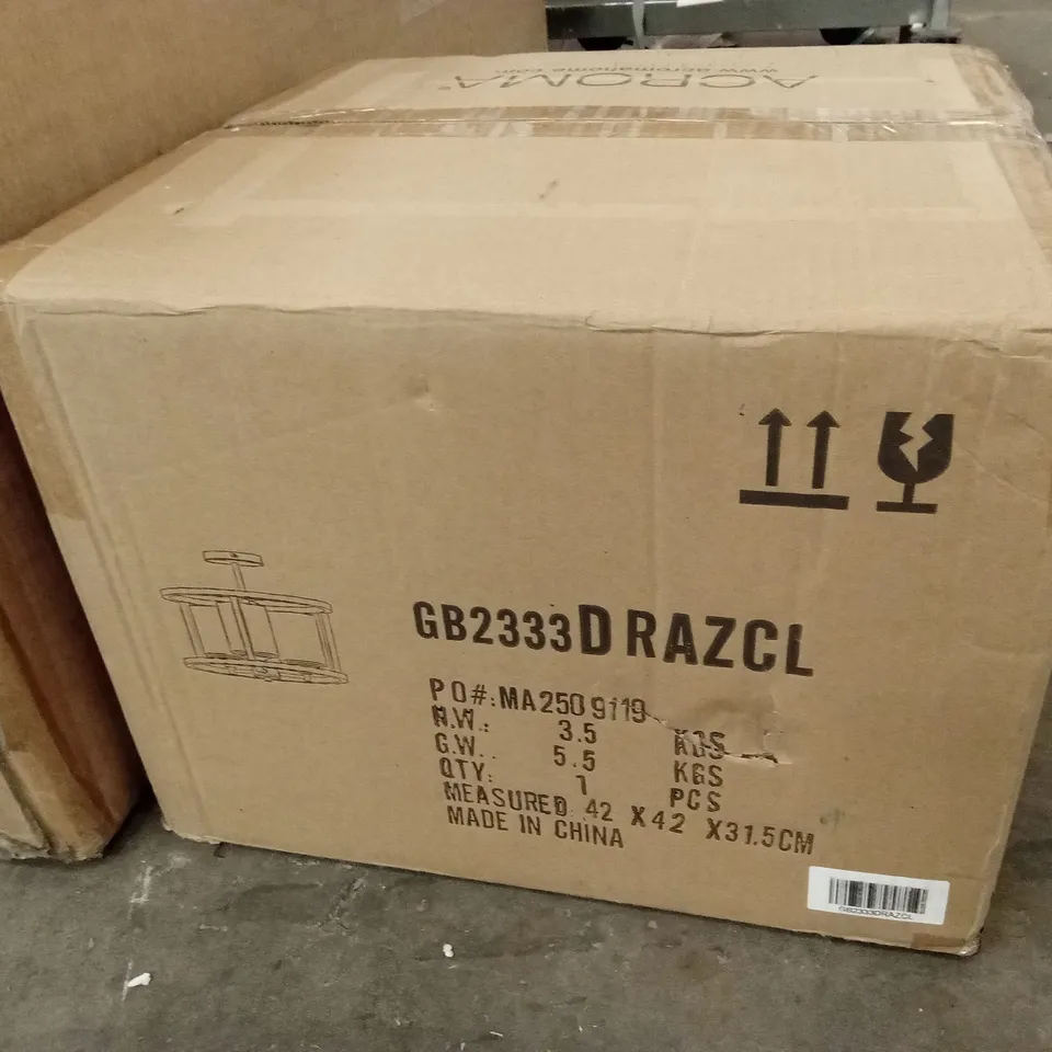 BOXED DESIGNER CEILING LIGHT (1 BOX)