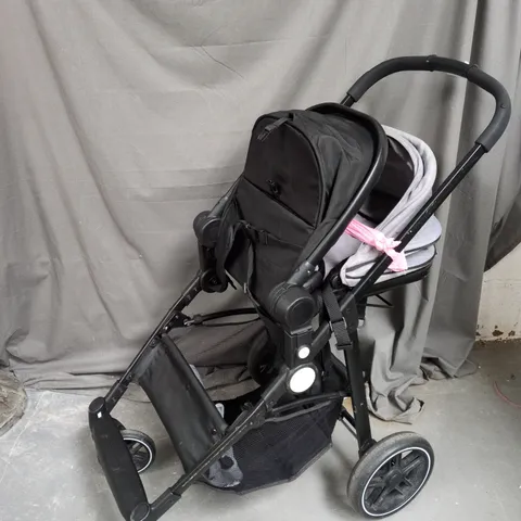 UNBOXED UNBRANDED BLACK STROLLER 