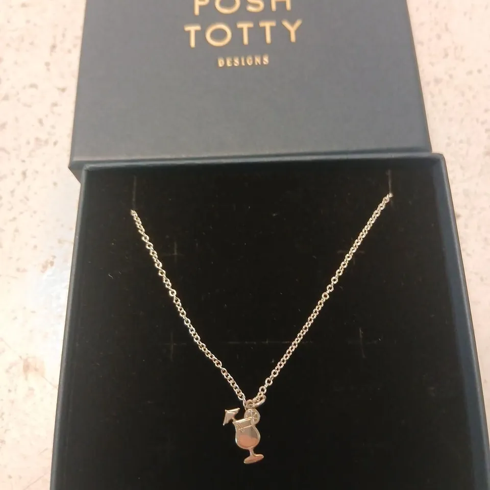 POSH TOTTY DESIGNS DINKY CHARM BRACELET WITH 1 CHARM STERLING SILVER