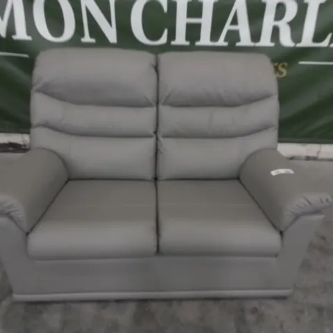 DESIGNER G PLAN MADE MALVERN CAMBRIDGE GREY TWO SEATER SOFA