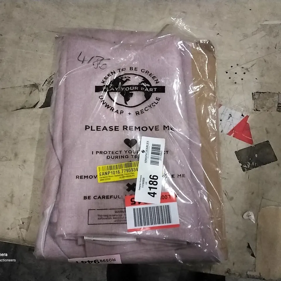 CARIANNA PENCIL PLEAT ROOM DARKENING CURTAINS PURPLE