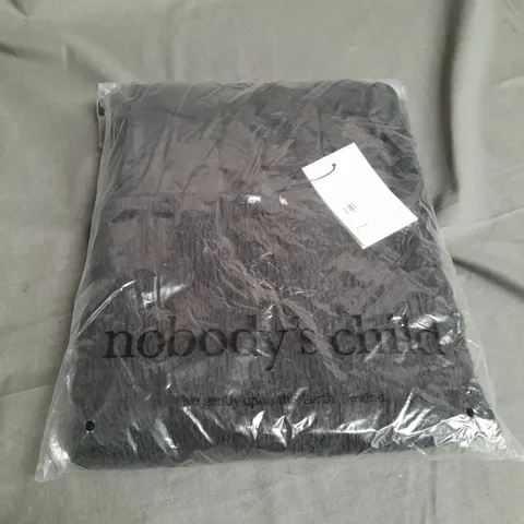 SEALED NOBODYS CHILD SURAYA MIDI DRESS PLAIN BLACK - UK 14
