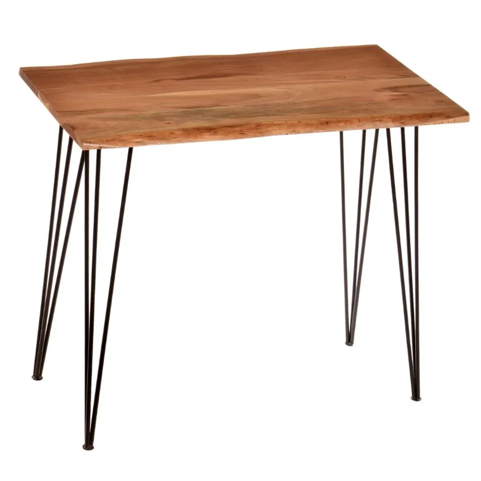 BOXED BLUE ELEPHANT WALCOTT DINING TABLE - NATURAL/BLACK (1 BOX)