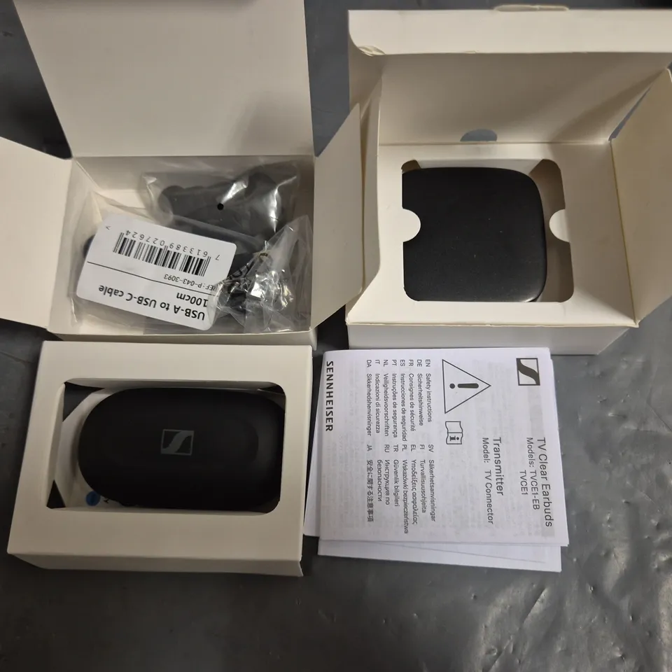BOXED SENNHEISER TV CLEAR SET
