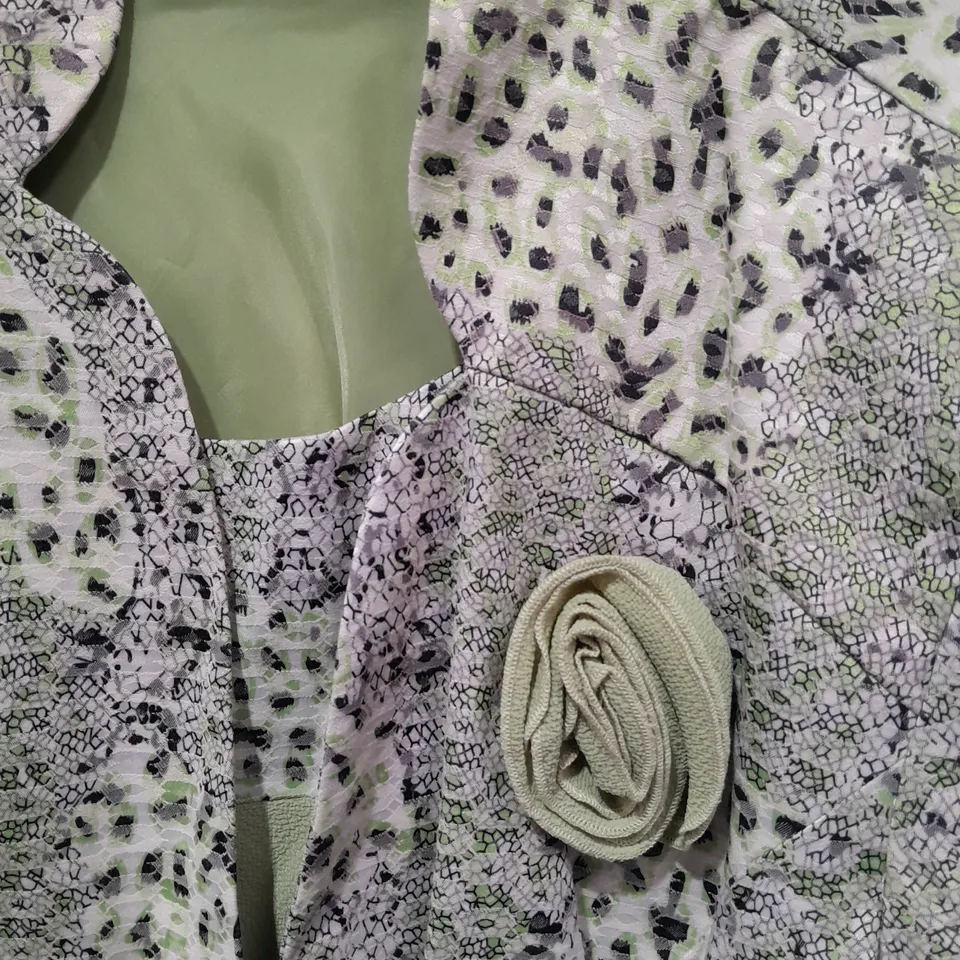 JULIANNA GREEN DRESS WITH OVER JACKET - 24